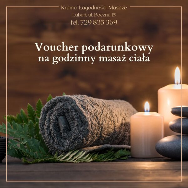 Na dowolny godzinny masaż relaksacyjny całego ciała